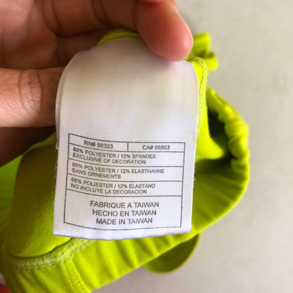 Vintage Nike lime Green Sports bra - Picture 4 of 6
